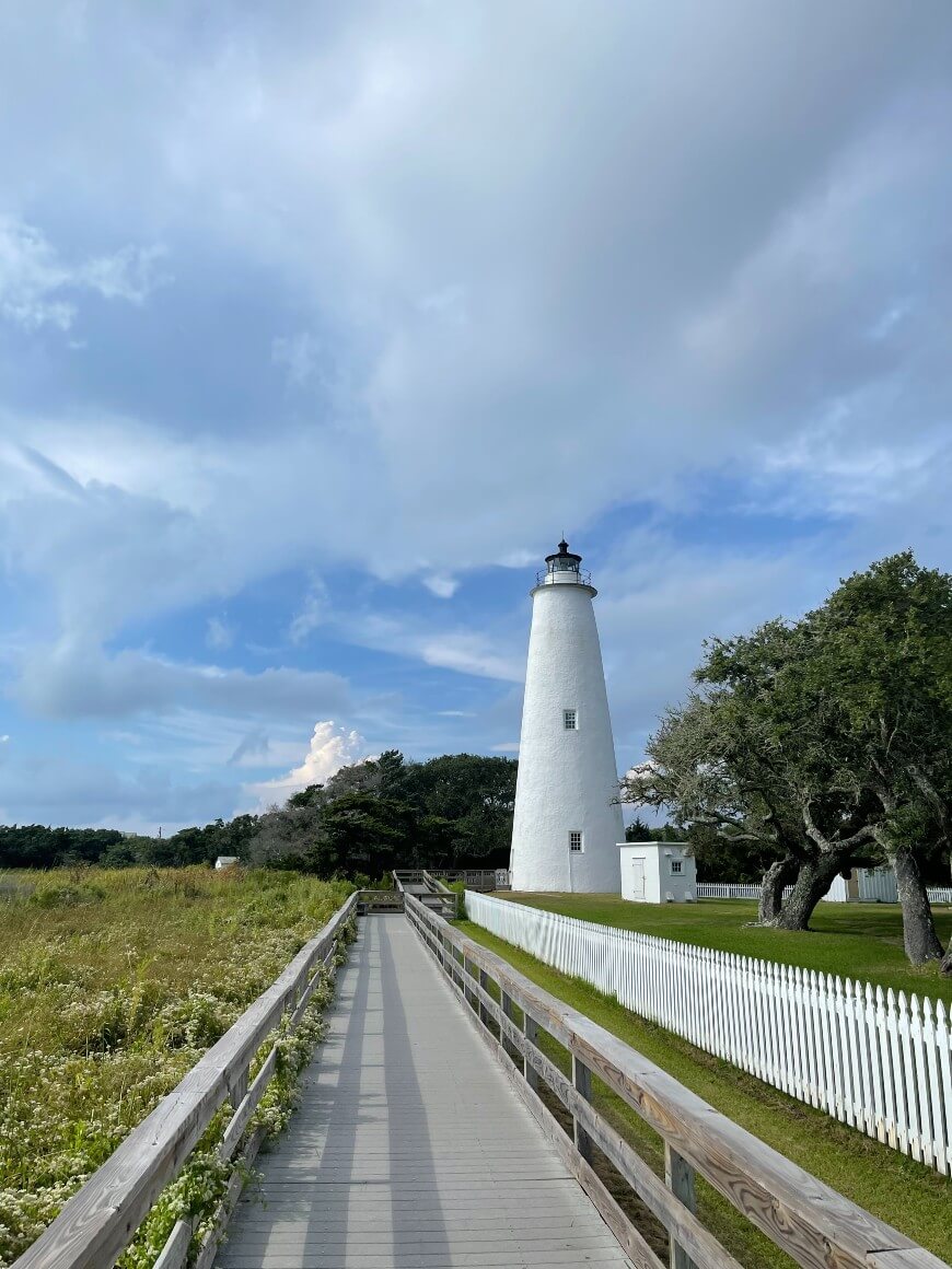 lighthouse on Ocracoke Island