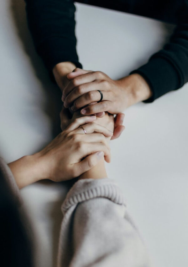hand holding