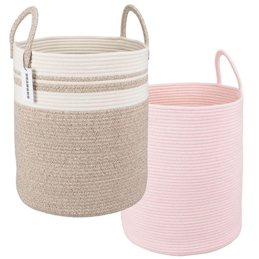 rope bins for baby nursery
