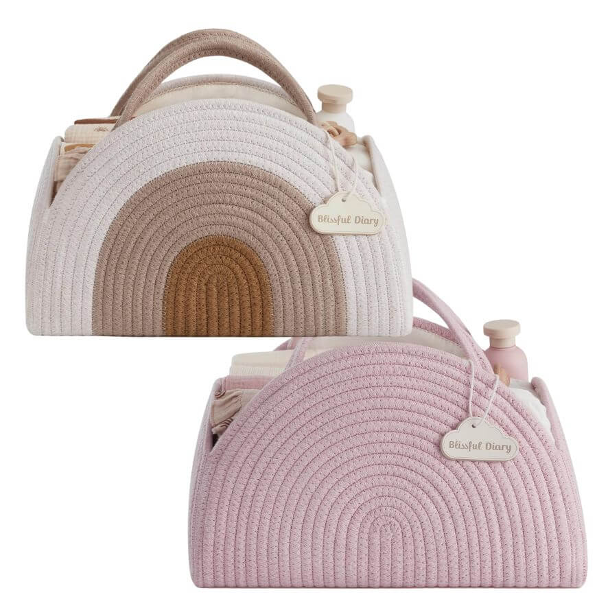 cute aesthetic diaper caddy