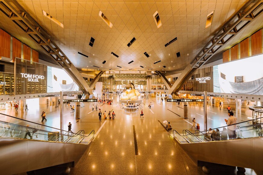 busy airport