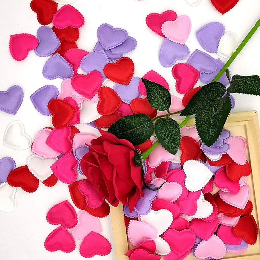 cute scatter hearts