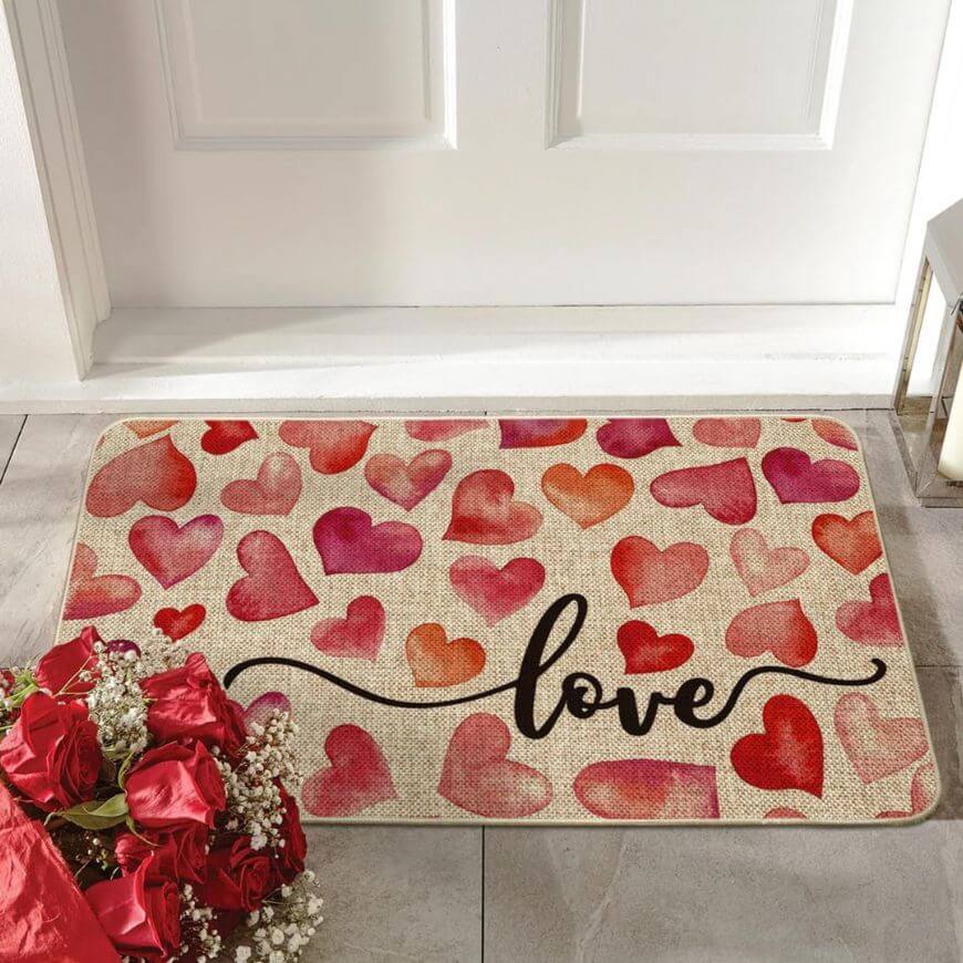 valentines doormat