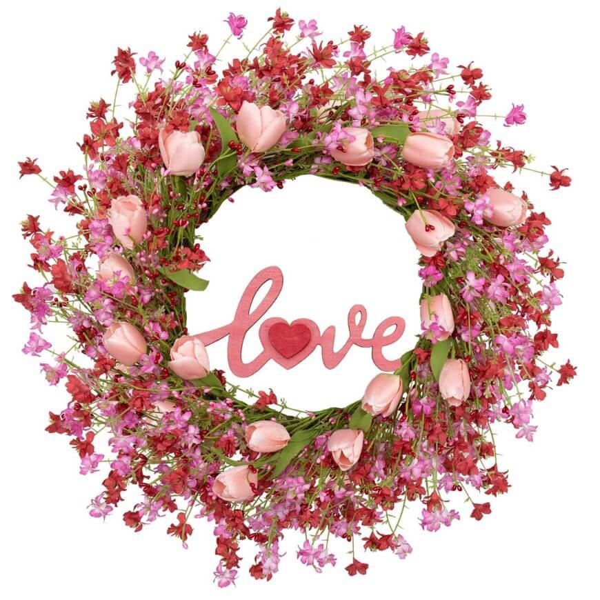 tulip wreath